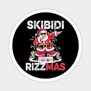 Rizz Christmas Santa Funny Xmas Gen Alpha Skibidi Rizzmas Magnet